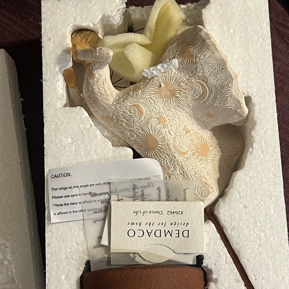 Willow Tree Angel Figurine with Flower
